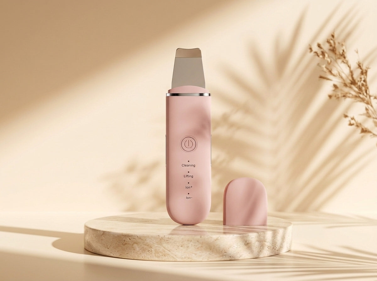 Khazify Aura™ | 4-in-1 Ultrasonic Skin Scrubber