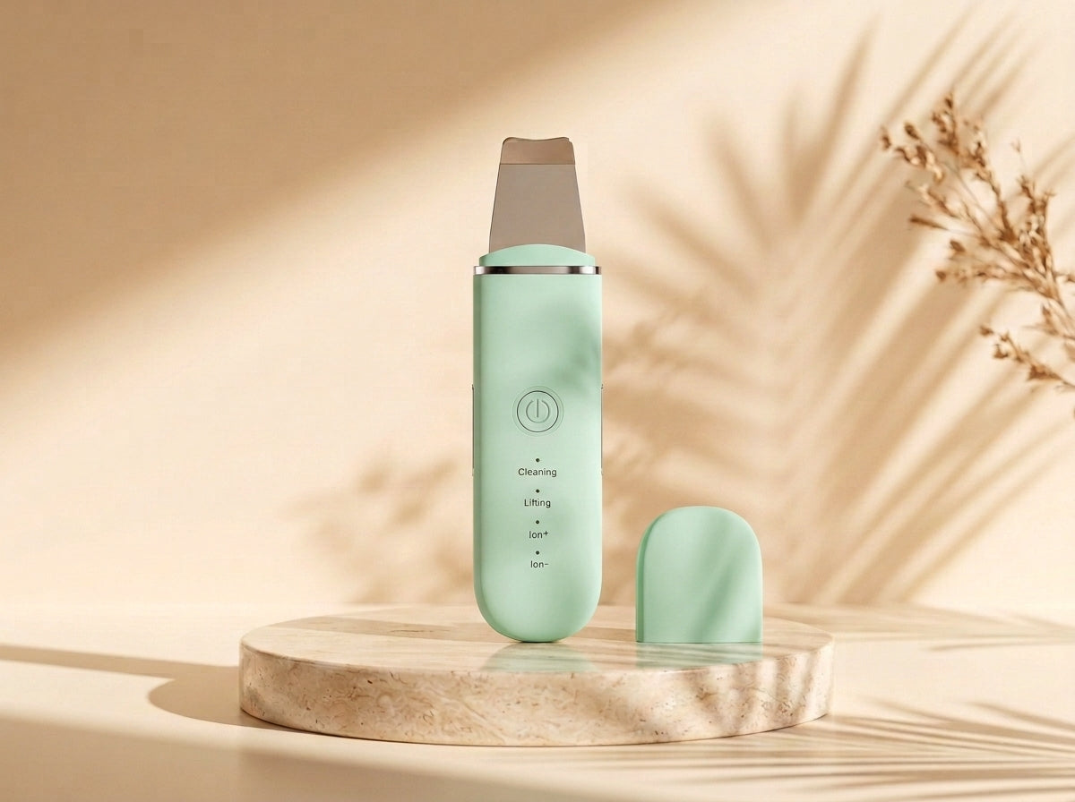 Khazify Aura™ | 4-in-1 Ultrasonic Skin Scrubber