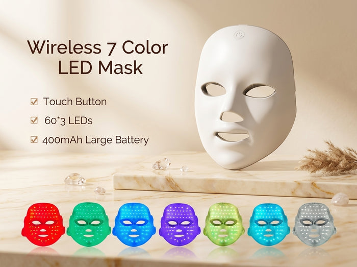 Khazify Spectral™ | 7-in-1 Wireless LED Therapy Mask