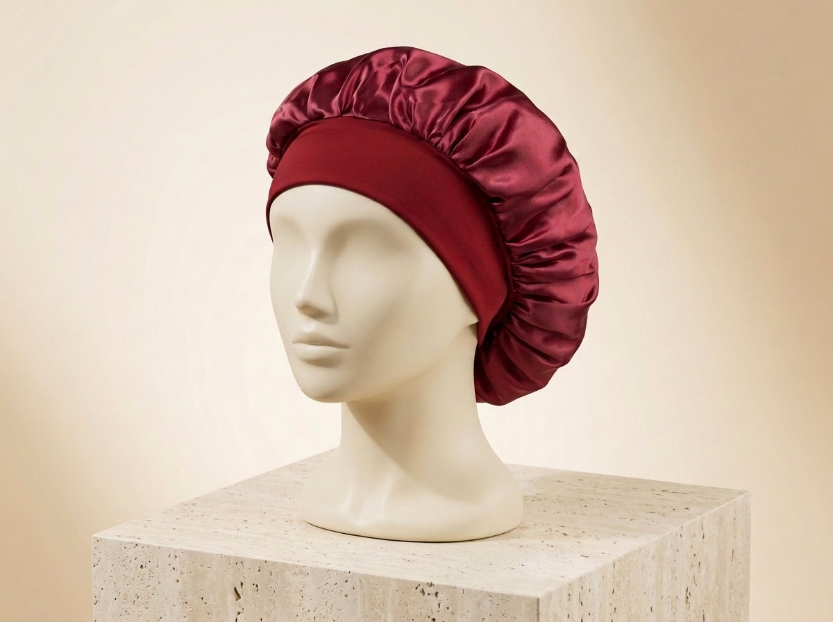 Khazify Somnum™ | 100% Mulberry Silk Sleep Bonnet