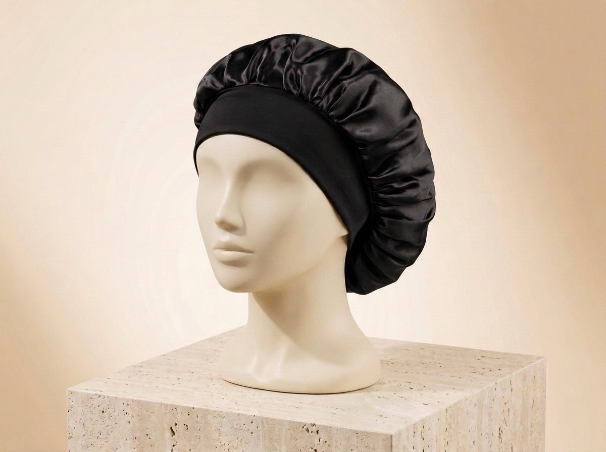 Khazify Somnum™ | 100% Mulberry Silk Sleep Bonnet
