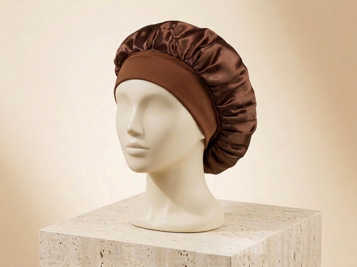 Khazify Somnum™ | 100% Mulberry Silk Sleep Bonnet