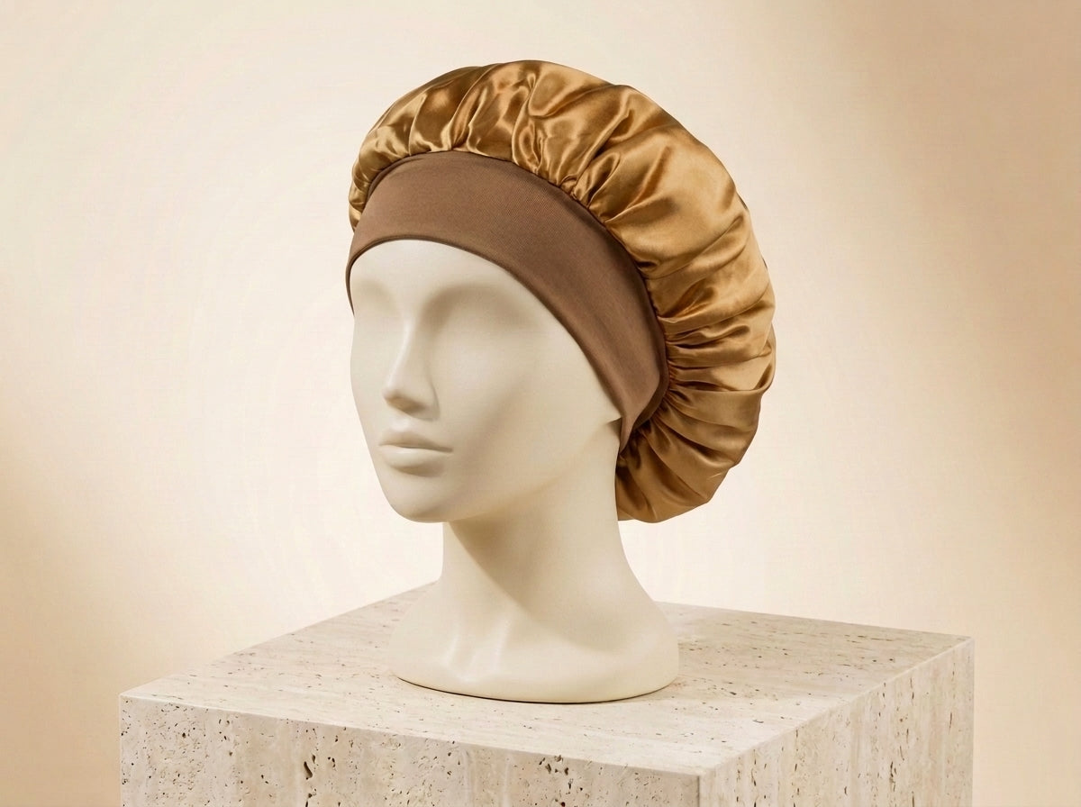 Khazify Somnum™ | 100% Mulberry Silk Sleep Bonnet