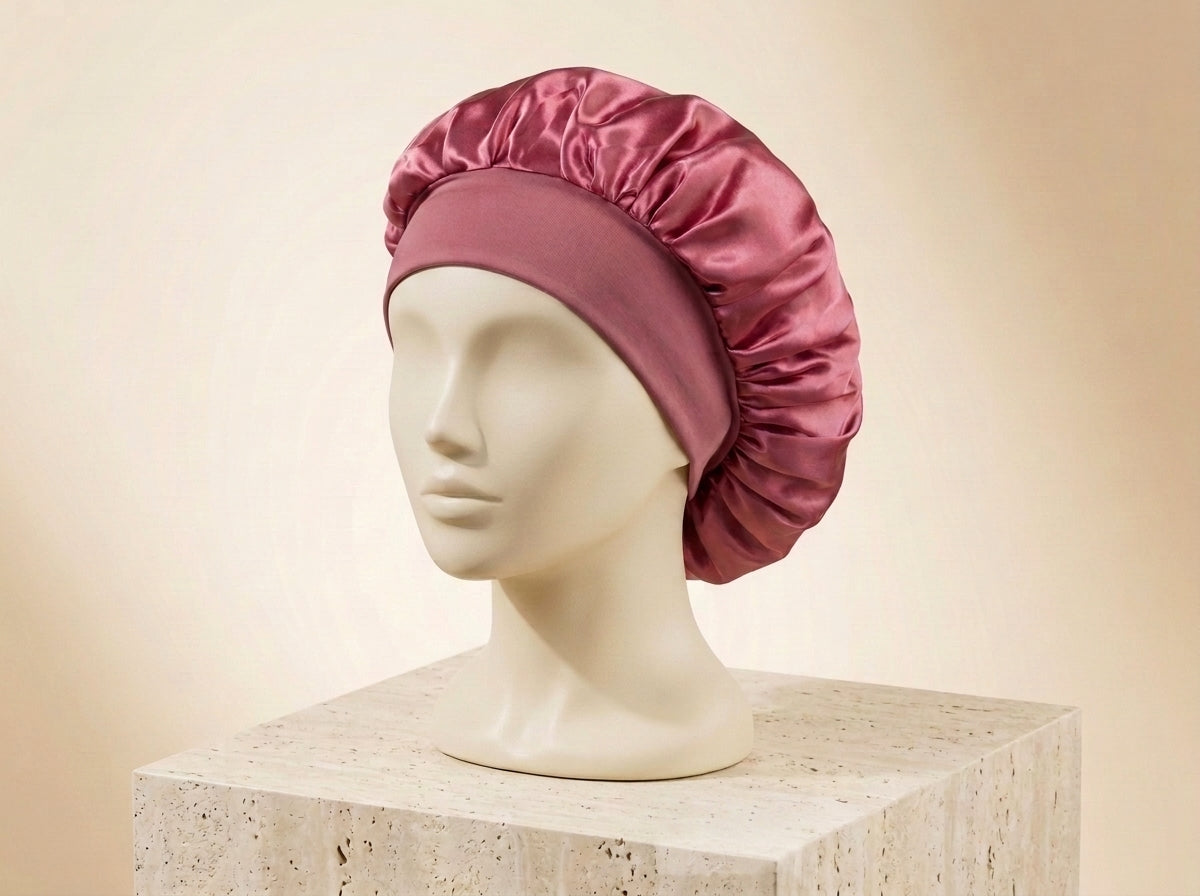 Khazify Somnum™ | 100% Mulberry Silk Sleep Bonnet