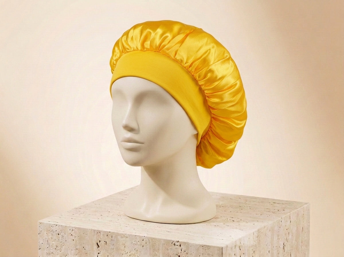 Khazify Somnum™ | 100% Mulberry Silk Sleep Bonnet