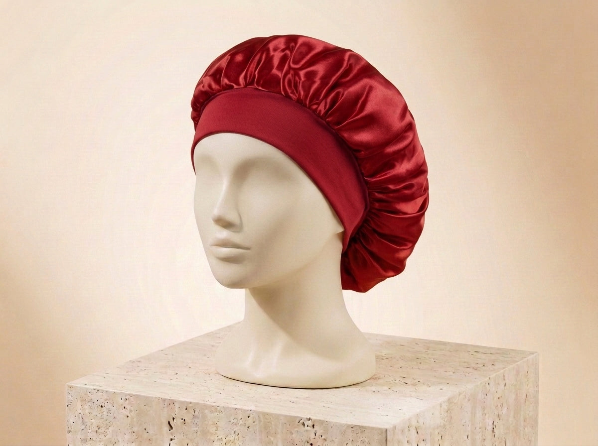 Khazify Somnum™ | 100% Mulberry Silk Sleep Bonnet