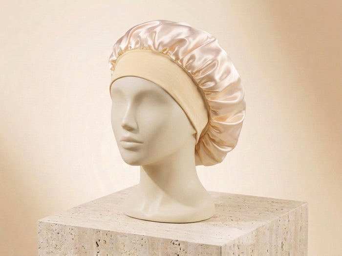 Khazify Somnum™ | 100% Mulberry Silk Sleep Bonnet