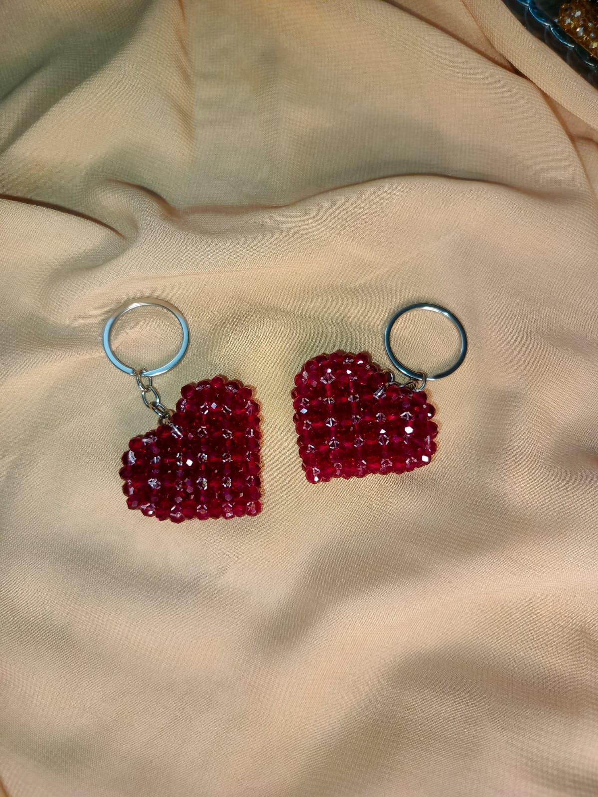 Crystal Heart Keychain