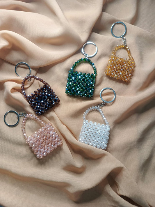 Crystal Bag Keychains
